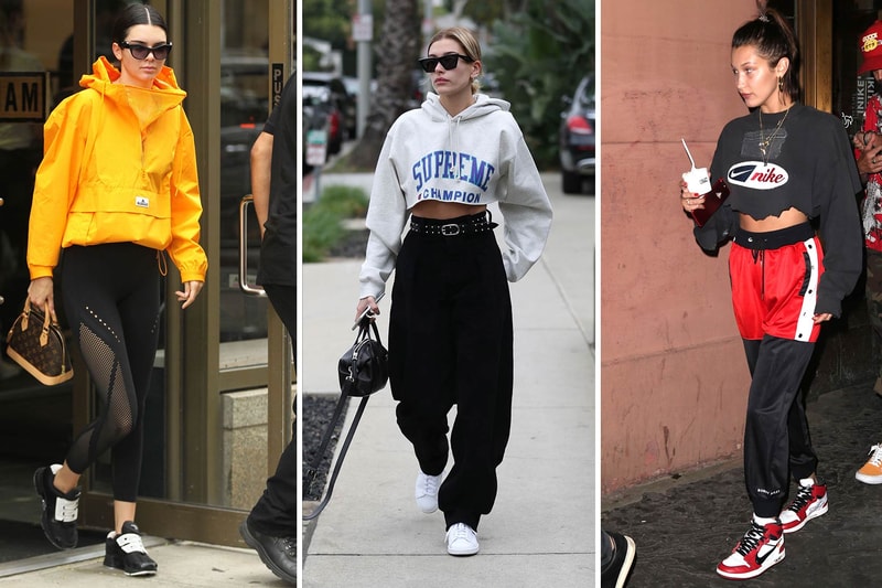 Kendall Jenner Hailey Bella Hadid 2017 Street Style Shot