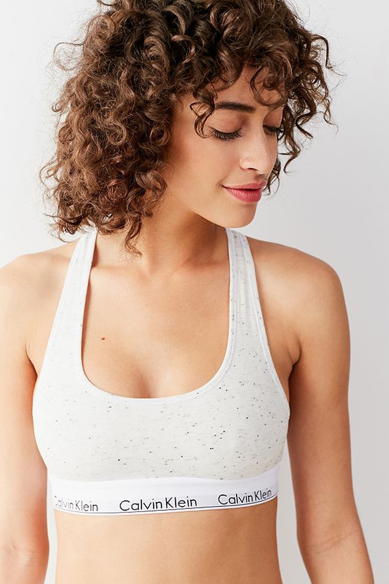 Calvin Klein x Urban Outfitters Modern Racerback Bralette Cream