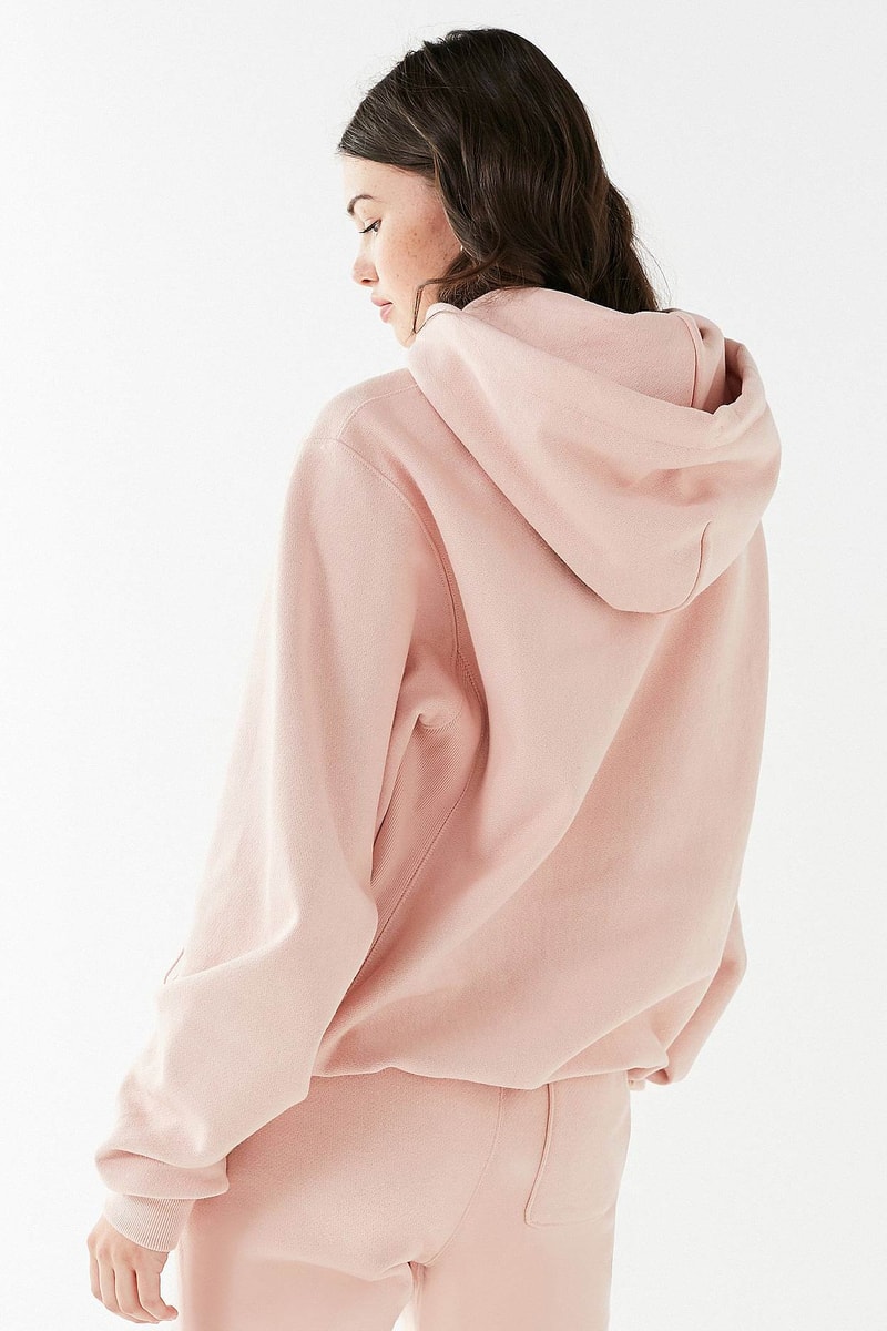 Champion Urban Outfitters Novelty Graphic Hoodie Pink