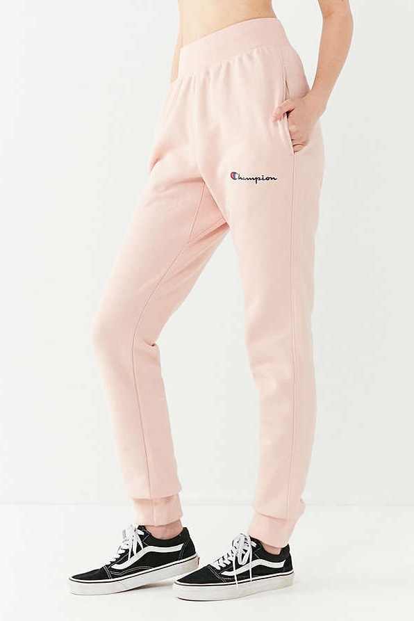 Champion x Urban Outfitters Reverse Weave Jogger Pant Pink Khaki