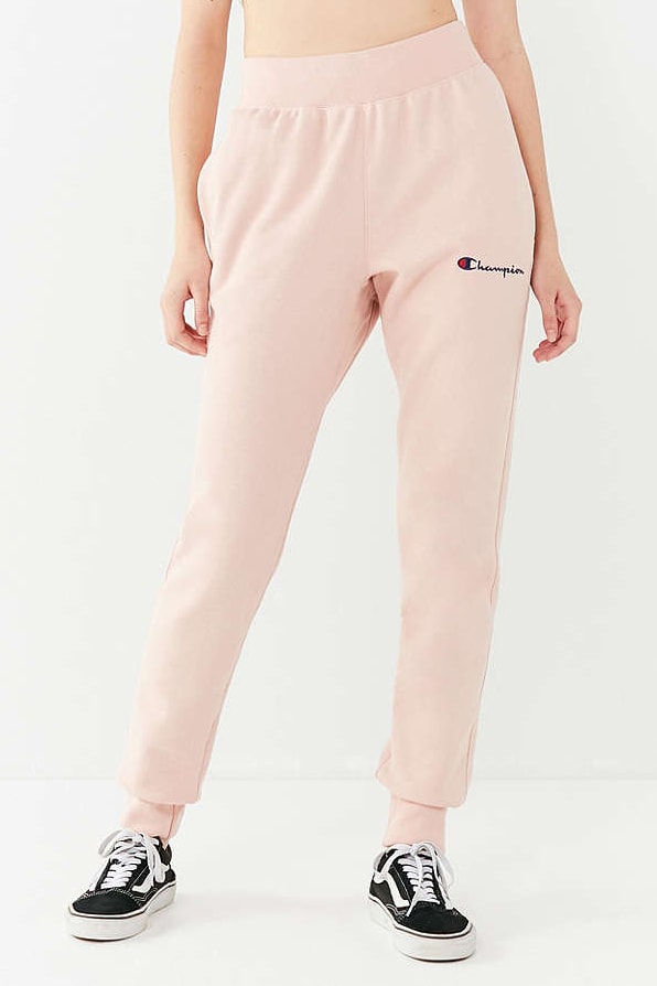 Champion x Urban Outfitters Reverse Weave Jogger Pant Pink Khaki