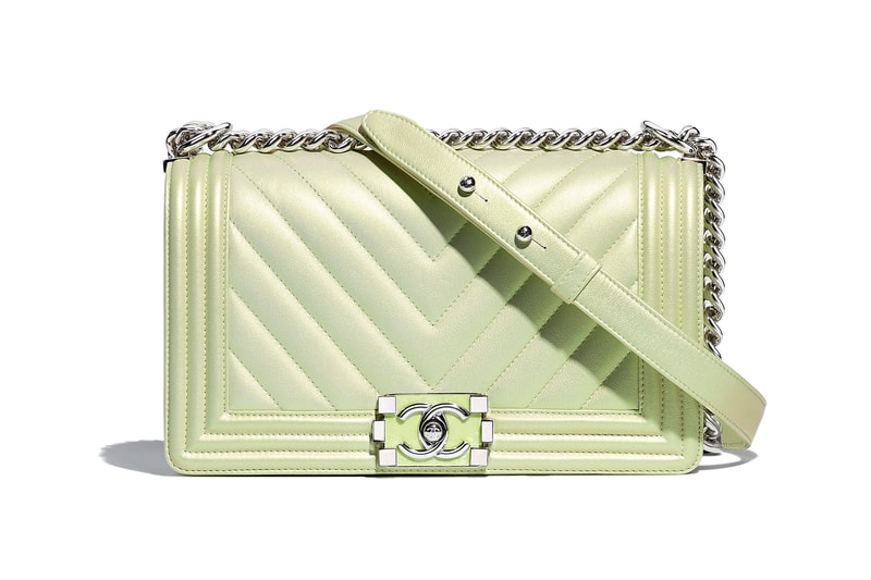 Chanel Boy Bag Spring Summer 2018 Pre Collection Pastel Green