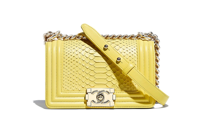 Chanel Boy Bag Spring Summer 2018 Pre Collection Yellow