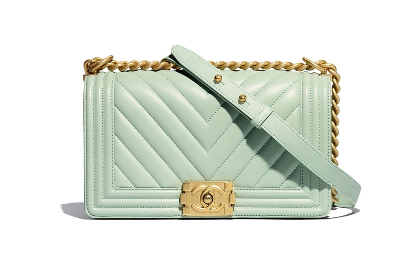 Chanel Boy Bag Spring Summer 2018 Pre Collection Pastel Green