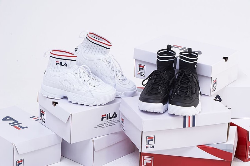 fila korea disruptor 2 evo sockfit
