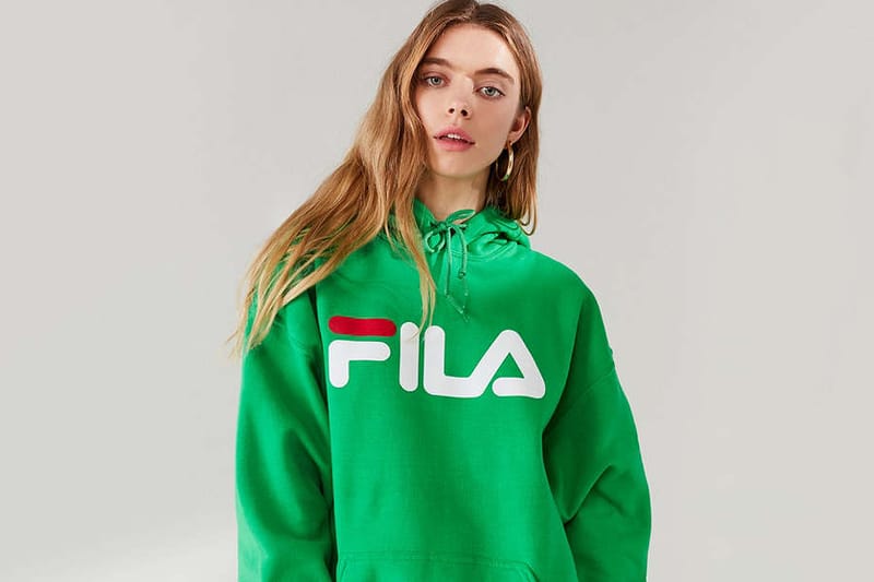 FILA x Urban Outfitters' New Logo Hoodie Is Refreshingly Green