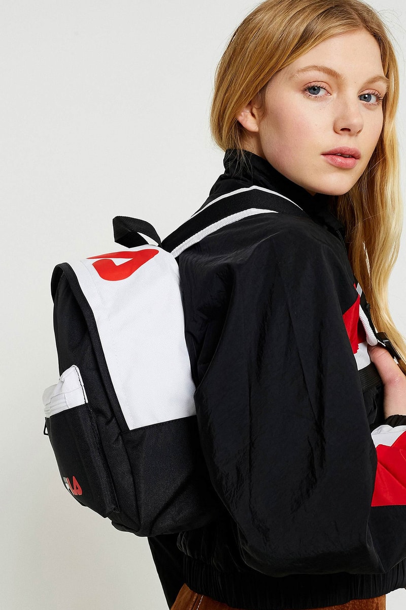 fila mini backpack black Bree bagdUp Crafted with lightweight yet tough materials Buy FILA x Urban Outfitters'