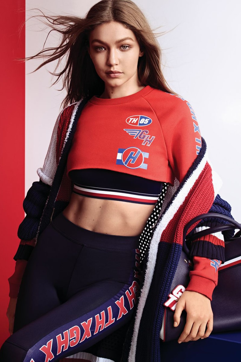 Gigi Hadid x Tommy Hilfiger Spring 2018 Collection Tommy x Gigi Lookbook Capsule Reveal Launch American Race inspired