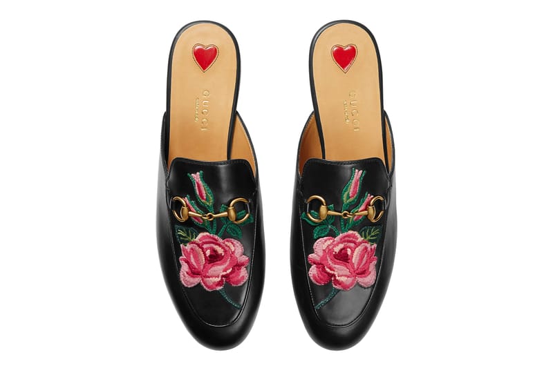 Gucci's Floral Embroidered Princetown Slippers Might Just Be Its Prettiest Yet