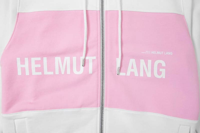 Helmut Lang's "Campaign"  Hoodie Has Just a Dash of Millennial Pink