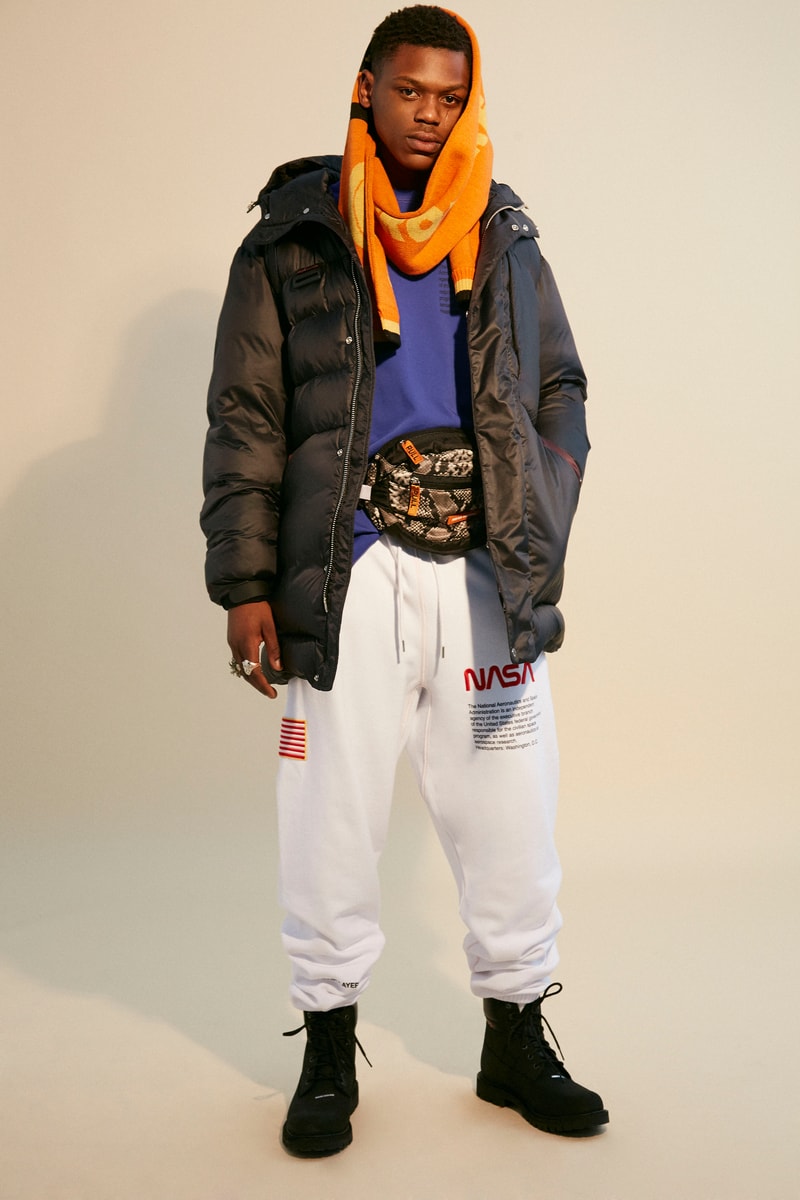 Heron Preston Fall/Winter 2018 Collection Public Figure Streetwear Influencer Culture Street Style Carhartt WIP NASA