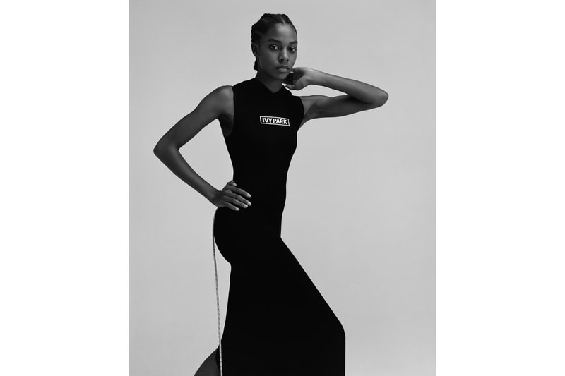 IVY PARK Spring/Summer 2018 Lookbook Sleeveless Dress Black