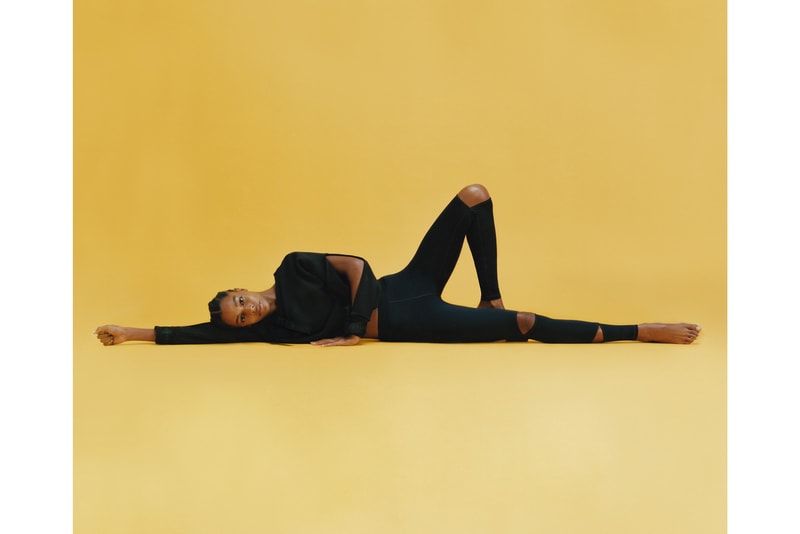 IVY PARK Spring/Summer 2018 Lookbook Hoodie Leggings Black