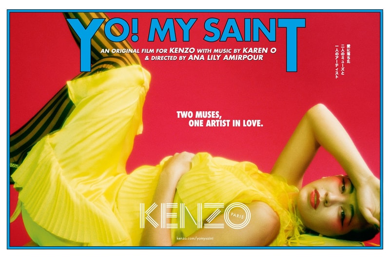 KENZO Karen O Ana Lily Amirpour Kiko Mizuhara Humberto Leon Carol Lim Movie Film Short Original Music YO MY SAINT