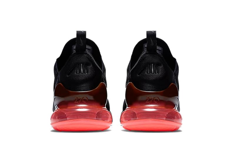 air max 270 orange black red