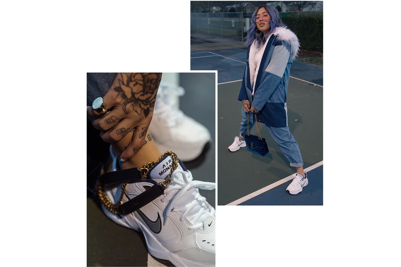 nike air monarch style editorial nice kicks