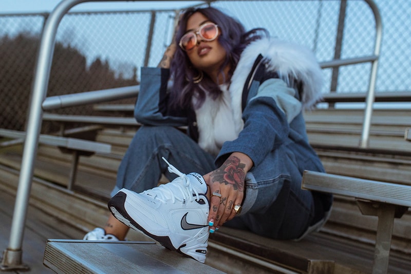 nike air monarch style editorial nice kicks