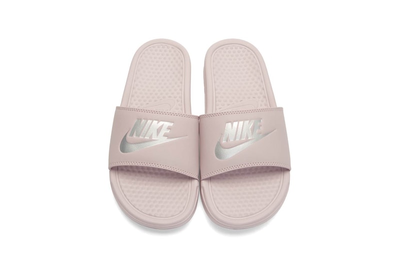 Nike Benassi Slides Particle Rose