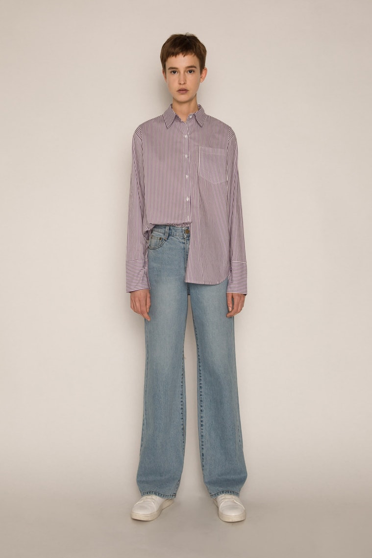Oak + fort ultra violet light purple lavender t shirt top sweater tailored jacket oversized sweatshirt pantone color of the year 2018 where to buy