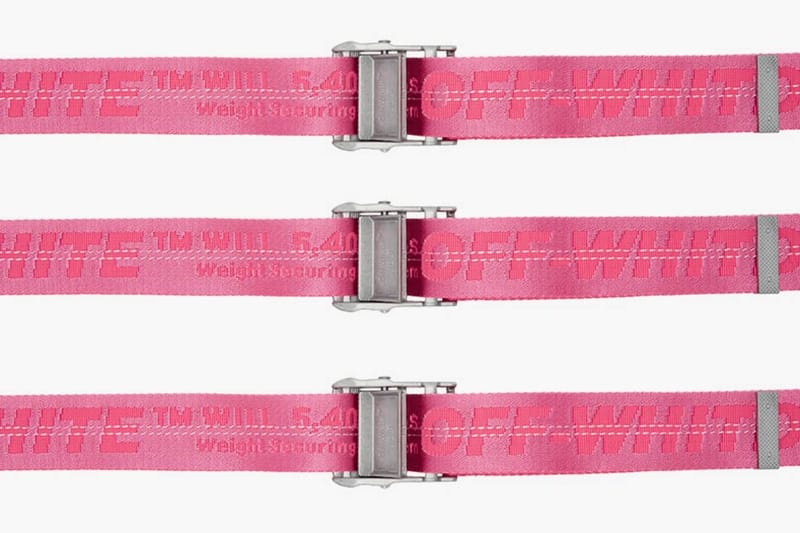 Off-White™ Exclusively Released a New Industrial Belt in Fuchsia Pink