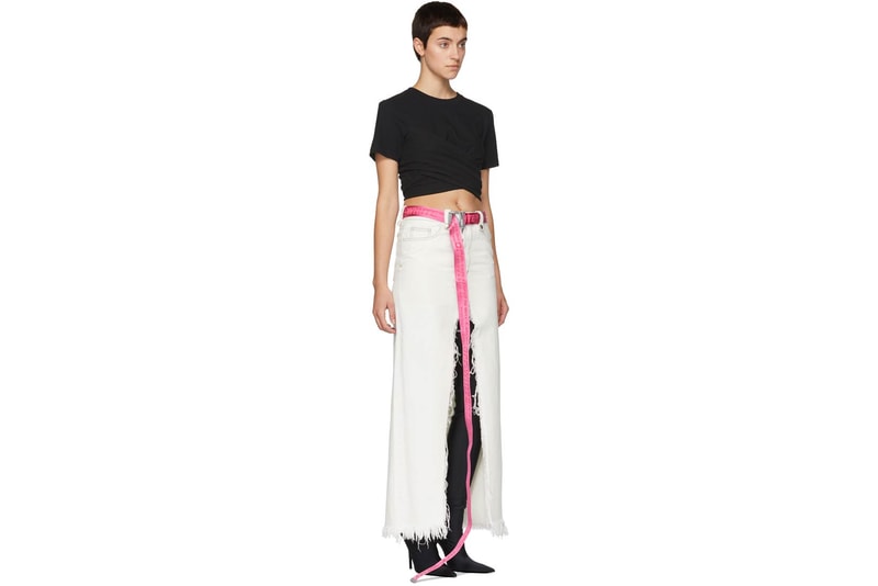 Off-White Industrial Belt Fuchsia Pink