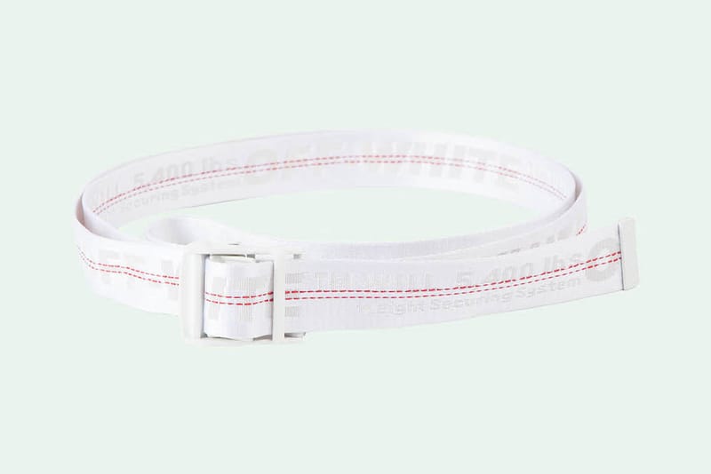 Off-White™ Drops Another Industrial Belt in Winter White