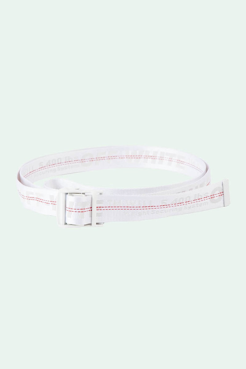 Off-White Industrial Belt White