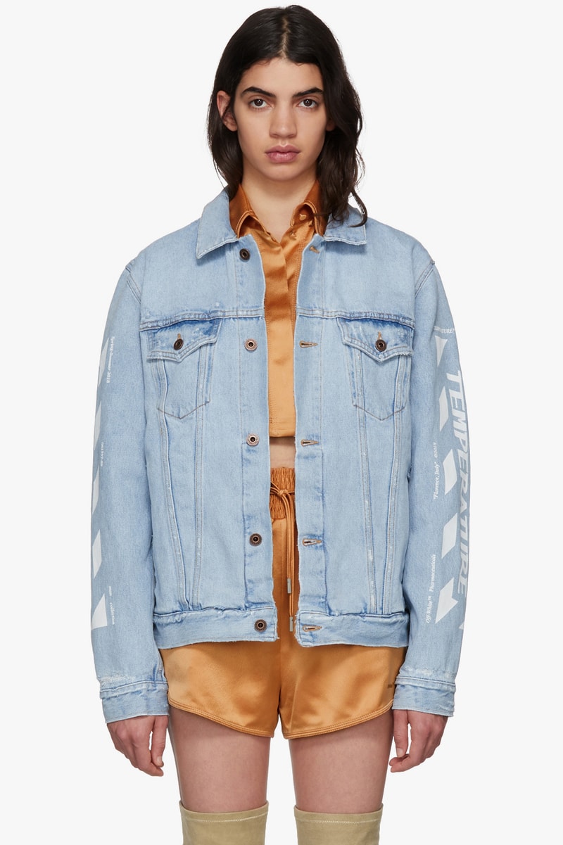 Off-White Virgil Abloh Shop New Season Champion Collaboration Sweatshirts Sweatpants Print SSENSE