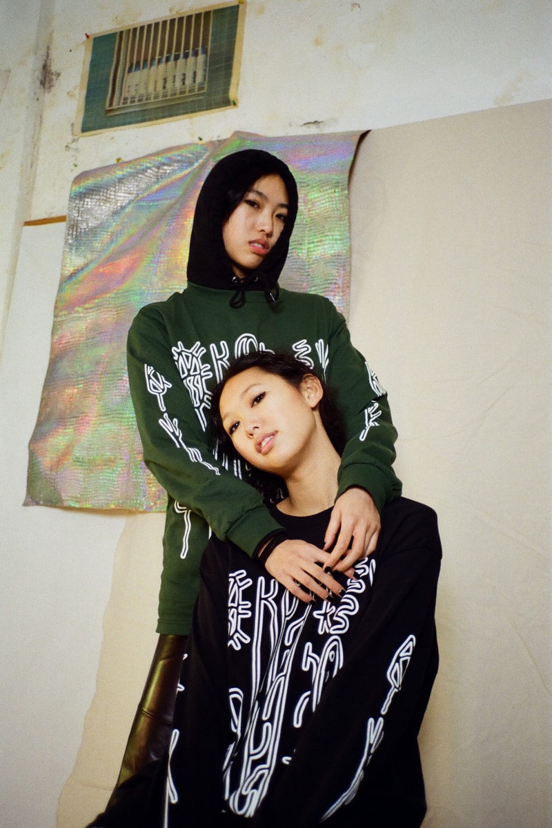 OKOKOK Alien Sound Capsule Collection Print T-Shirt Long Sleeve Hong Kong Based Brand Space Communication Extra Terrestrial