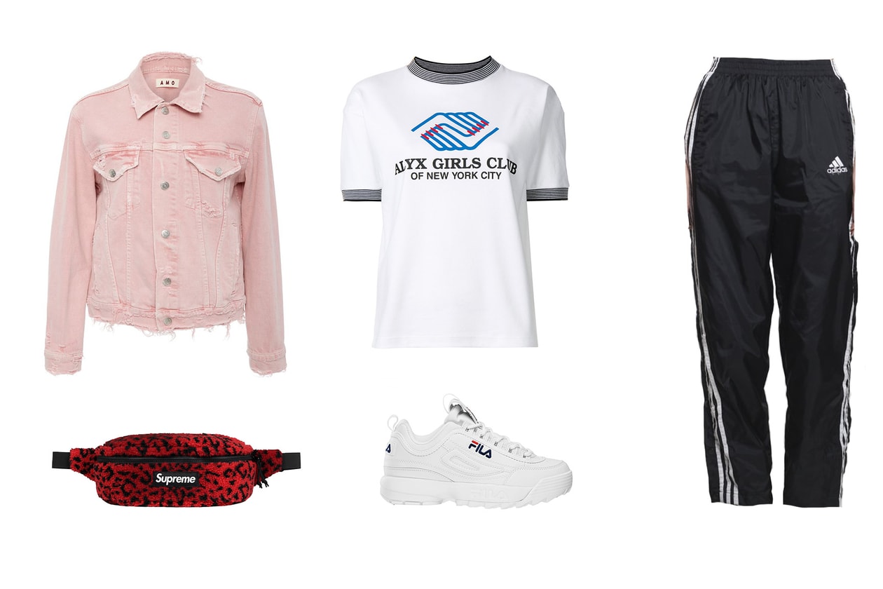 How to Wear Track Pants Vintage Adidas Sporty Retro Button up Black Athleisure Luxury Off-White Mansur Gavriel Nike Fila Kappa