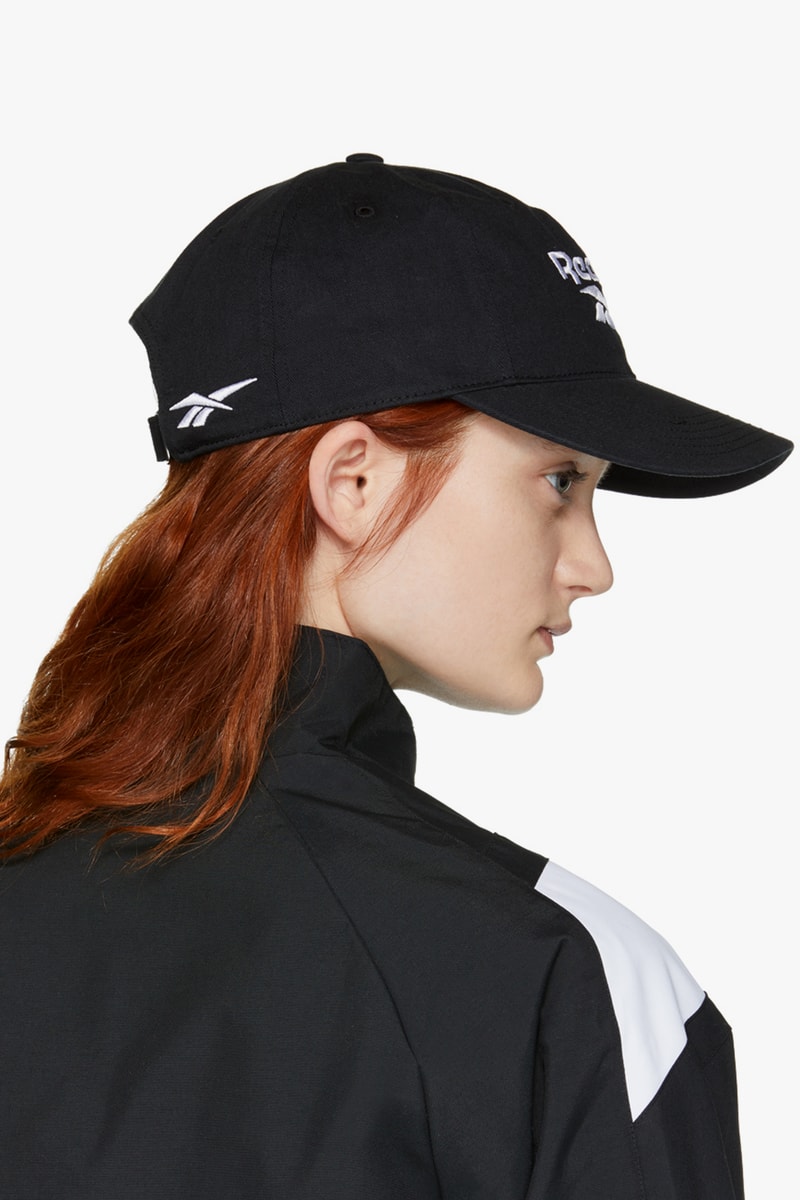 Reebok Classic Logo Cap Blue Black Navy Retro Sporty Budget Friendly Accessory