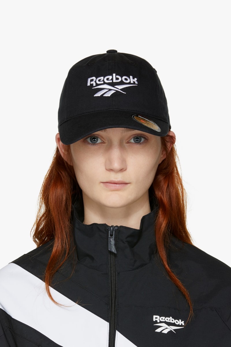 Reebok Classic Logo Cap Blue Black Navy Retro Sporty Budget Friendly Accessory