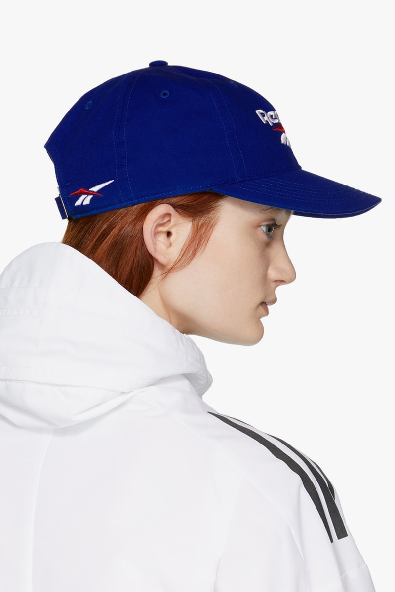 Reebok Classic Logo Cap Blue Black Navy Retro Sporty Budget Friendly Accessory