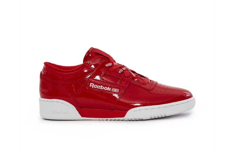 Reebok Opening Ceremony Sneaker Collaboration Patent Leather Glossy Reebok Classic Leather Opening Ceremony Workout Ex-O-Fit