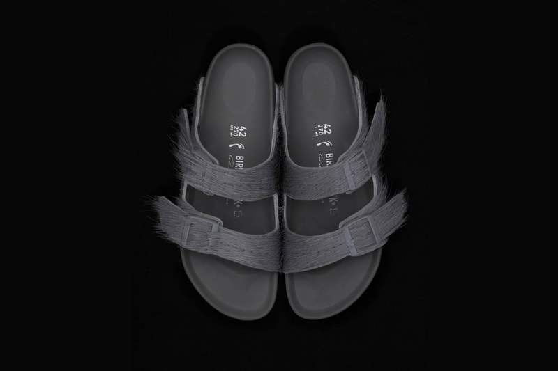 Rick Owens Birkenstock Sandal Pony Hair Collaboration