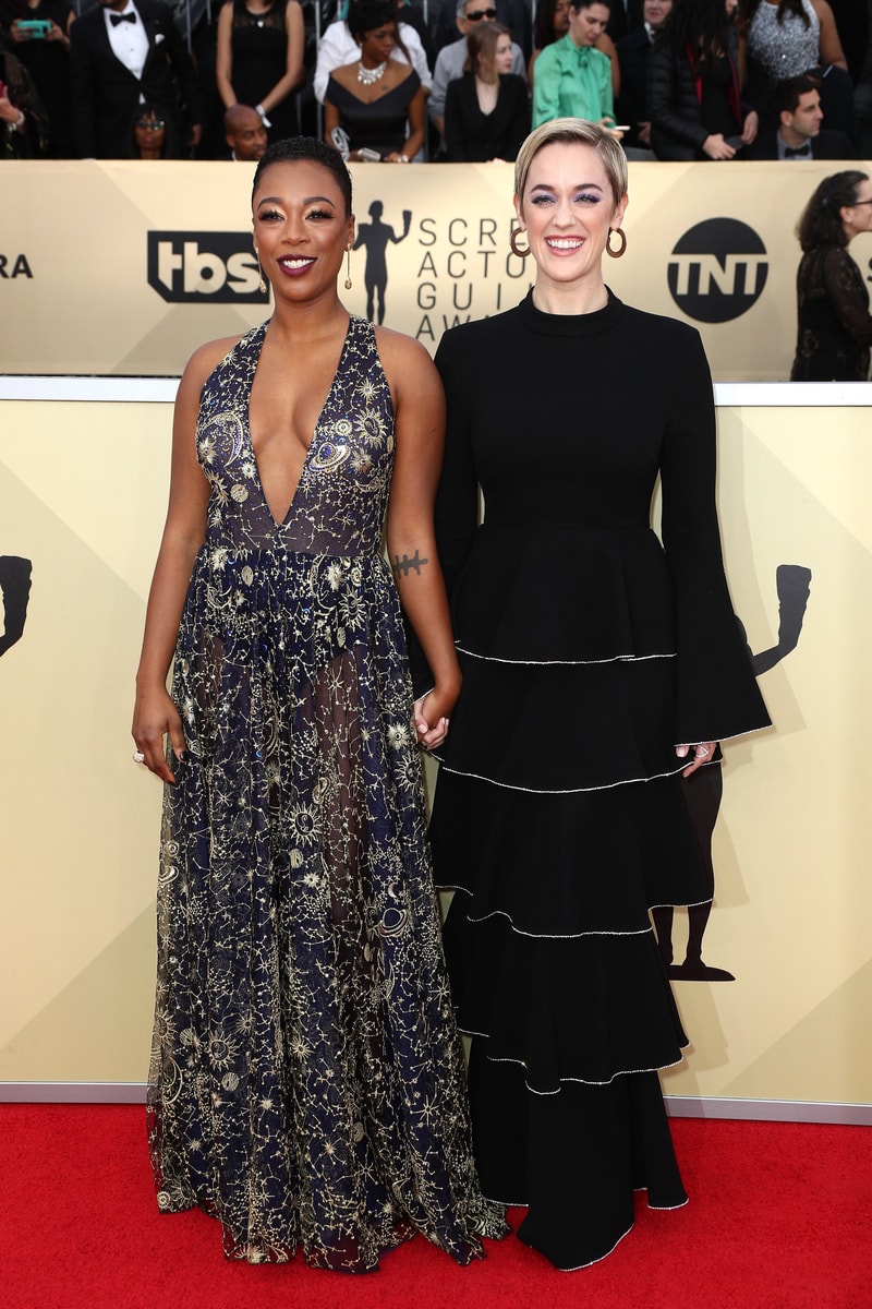 2018 SAG Awards Red Carpet Look Gala Millie Bobby Brown Nicole Kidman Lupita Nyong'o Halle Berry