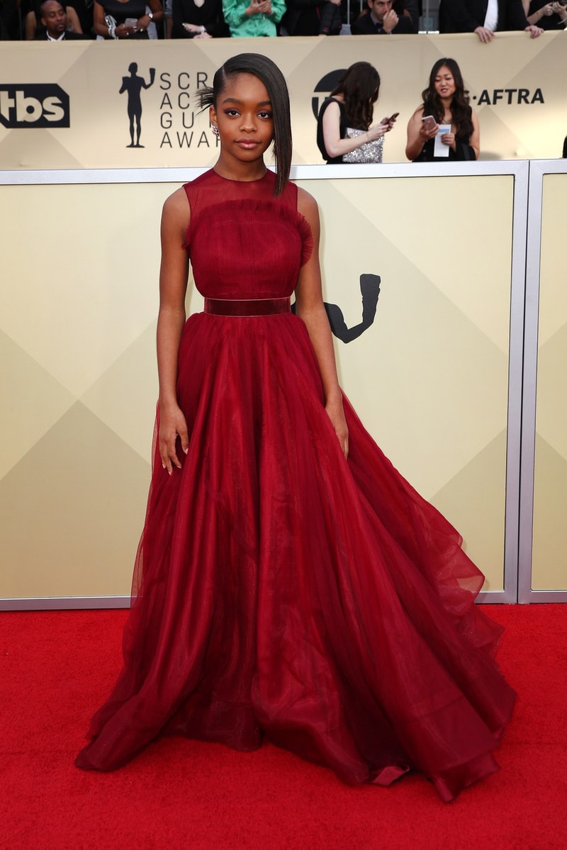 2018 SAG Awards Red Carpet Look Gala Millie Bobby Brown Nicole Kidman Lupita Nyong'o Halle Berry
