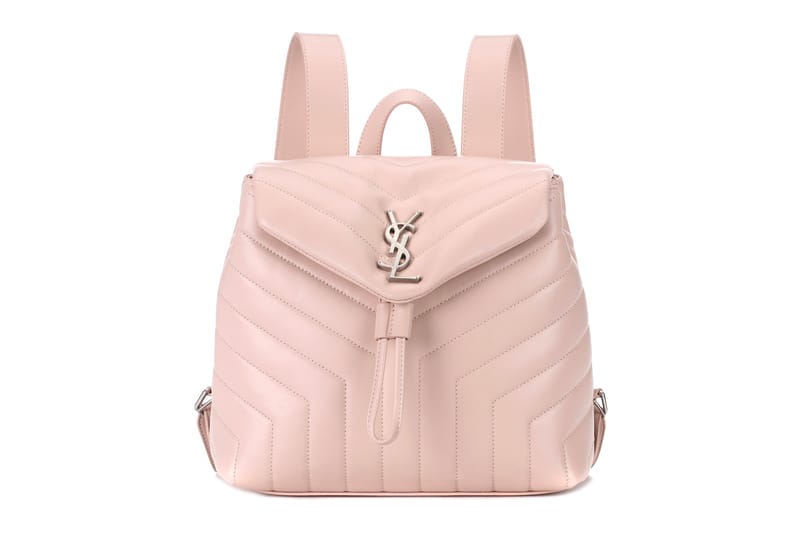 Saint Laurent's Loulou Backpack Is for Those Who Can't Give up Millennial Pink Just Yet
