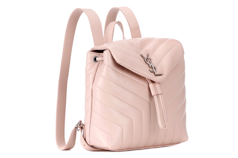 Saint Laurent Small Loulou Leather Backpack Millennial Pink mytheresa.com YSL Pastel