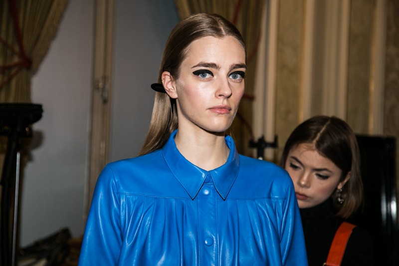 STAND stockholm fashion week 2018 fall winter menswear womenswear backstage behind the scenes scandi style leather faux fur shearling coat
