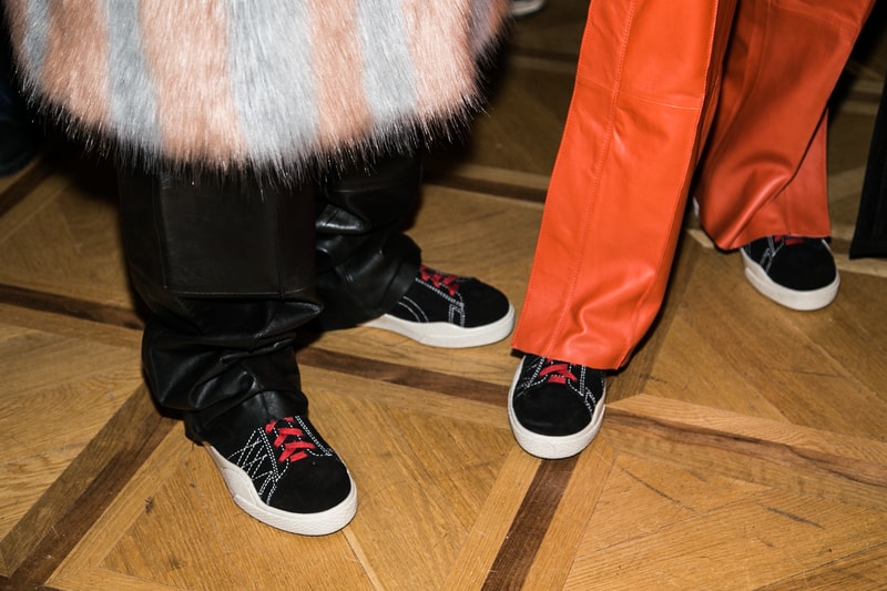 STAND stockholm fashion week 2018 fall winter menswear womenswear backstage behind the scenes scandi style leather faux fur shearling coat