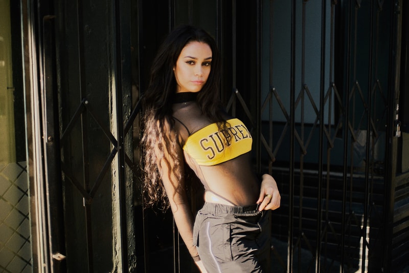 Reworked Supreme Frankie Collective Collection Bralette Bra Top Crop Skirt Mesh Bodysuit Logo Lookbook