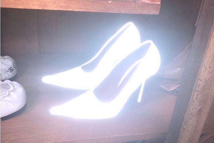 Vetements' New 3M Stiletto Heels Literally Glow