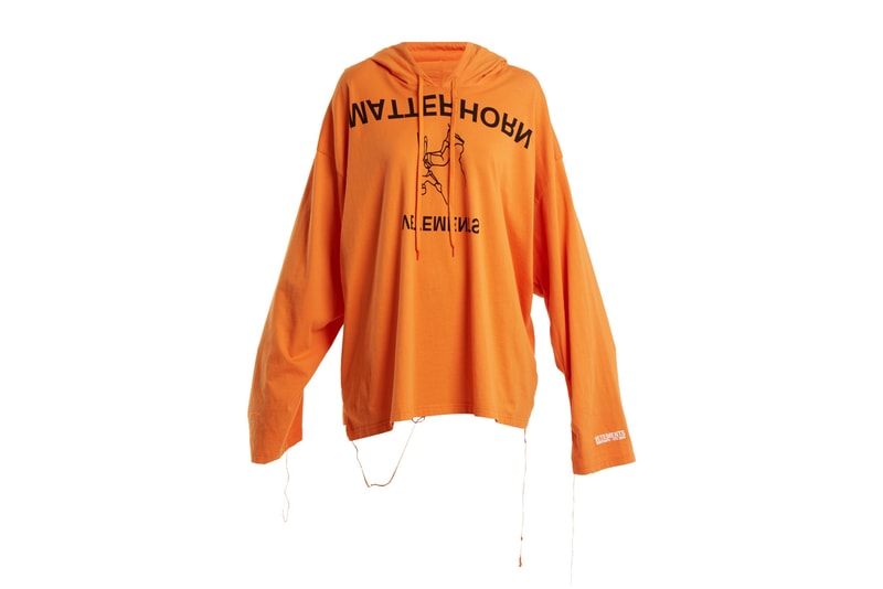 Vetements Collection MATCHESFASHION Streetwear Demna Gvasalia Hoodies T-Shirt Print Color Deconstructed Statement