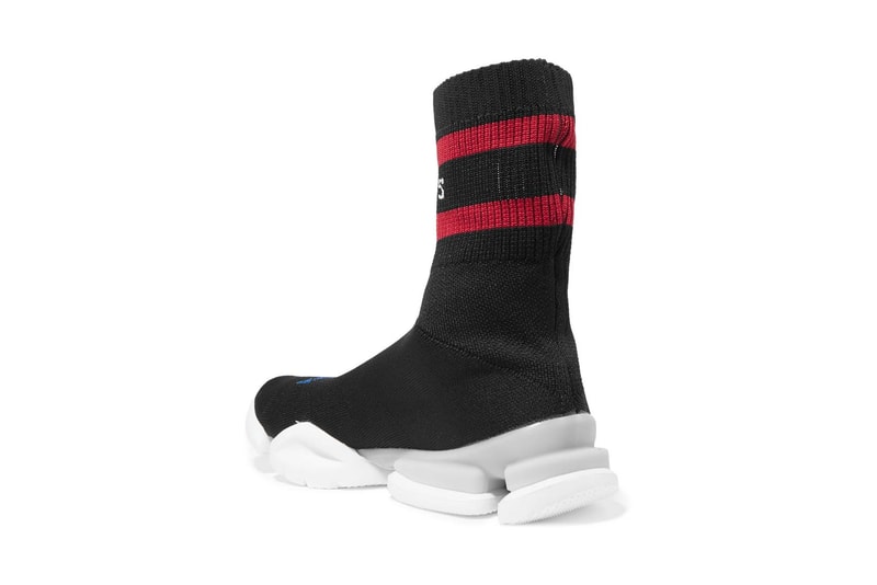 Vetements Reebok Stretch Knit Sock Runner Black