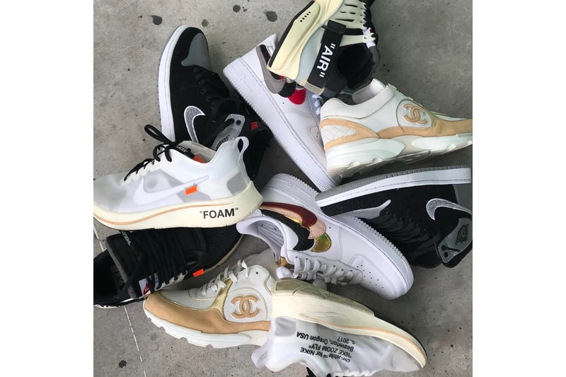 Vintage Chanel Sneaker Nike Virgil Abloh Off White The Ten kalysseanthony Instagram