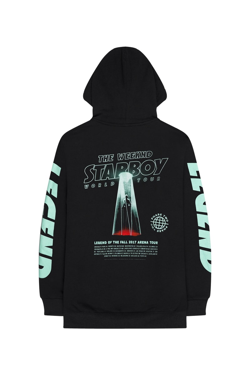 The Weeknd Starboy Legend of the Fall Phase Two Merch