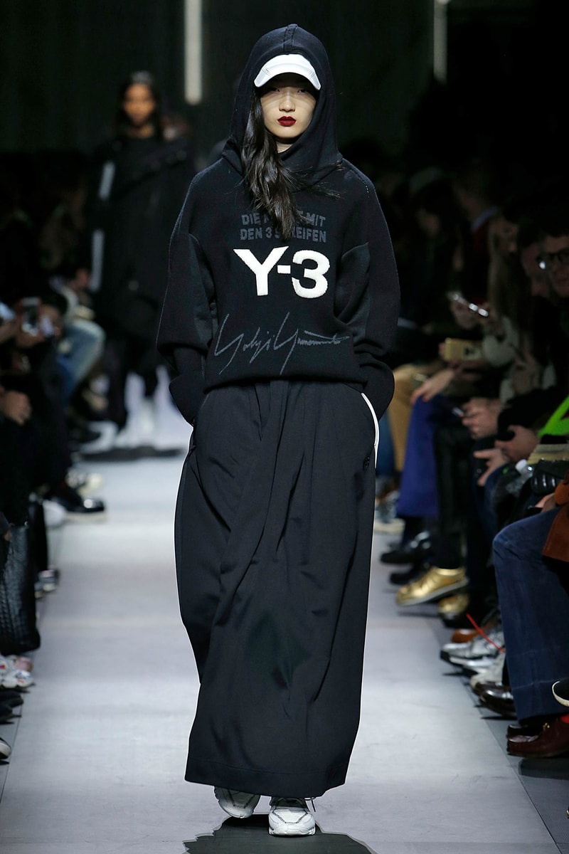 Y-3 Fall Winter 2018 Collection Paris Fashion Week Men's