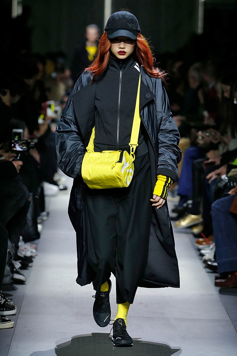Y-3 Fall Winter 2018 Collection Paris Fashion Week Men's
