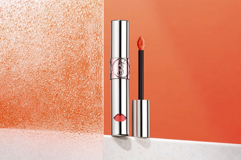YSL Beauty Volupté Liquid Color Balm Lipstick Saint Laurent Makeup Red Pink Orange Swatches